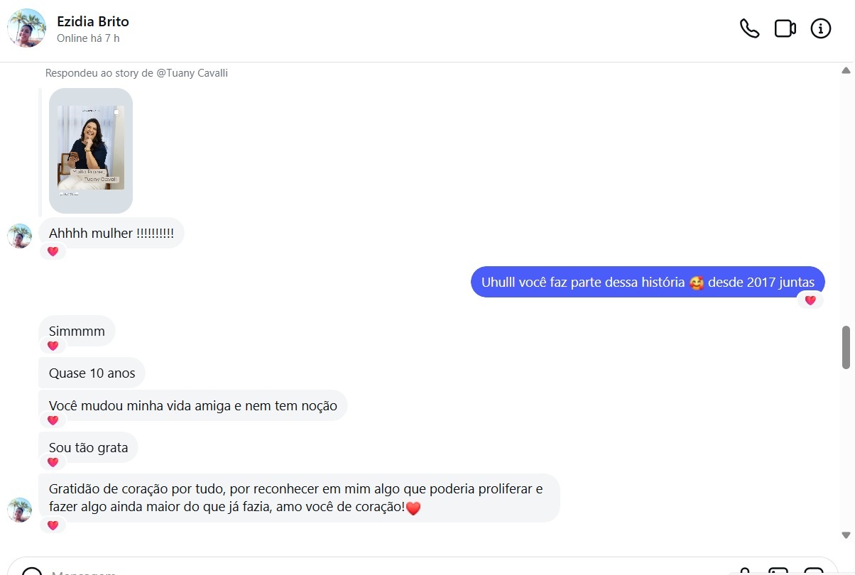 Depoimento de cliente