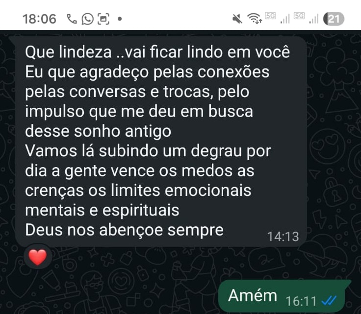 Depoimento de cliente