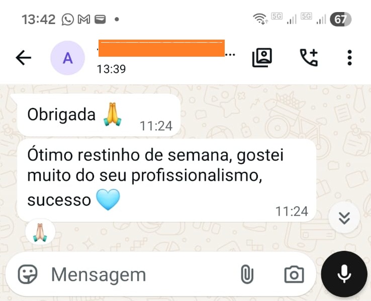 Depoimento de candidato